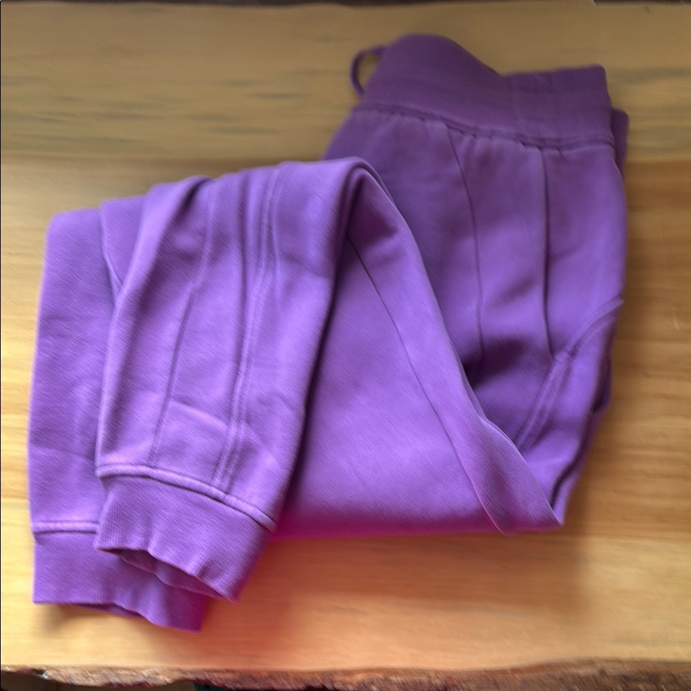 Lululemon Athletica Purple Scuba Joggers